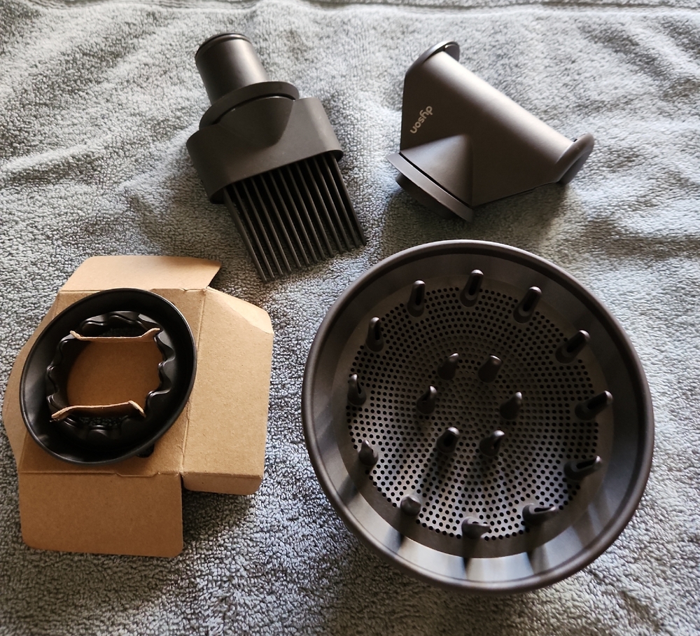 Dyson Hair Dryer Attachment Set - Gray